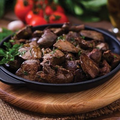 Liver with pasta Meal