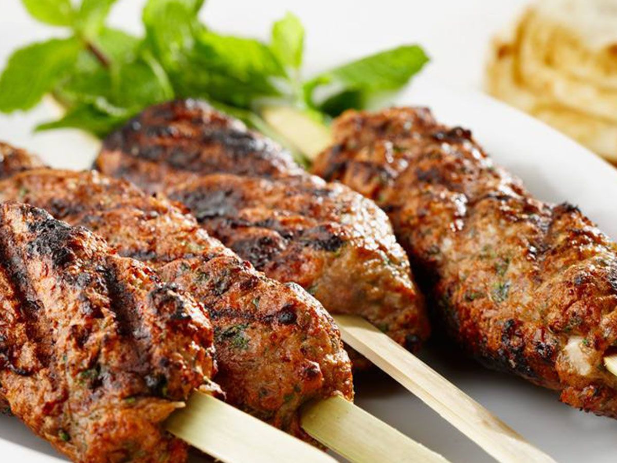 Charcoal kofta meal
