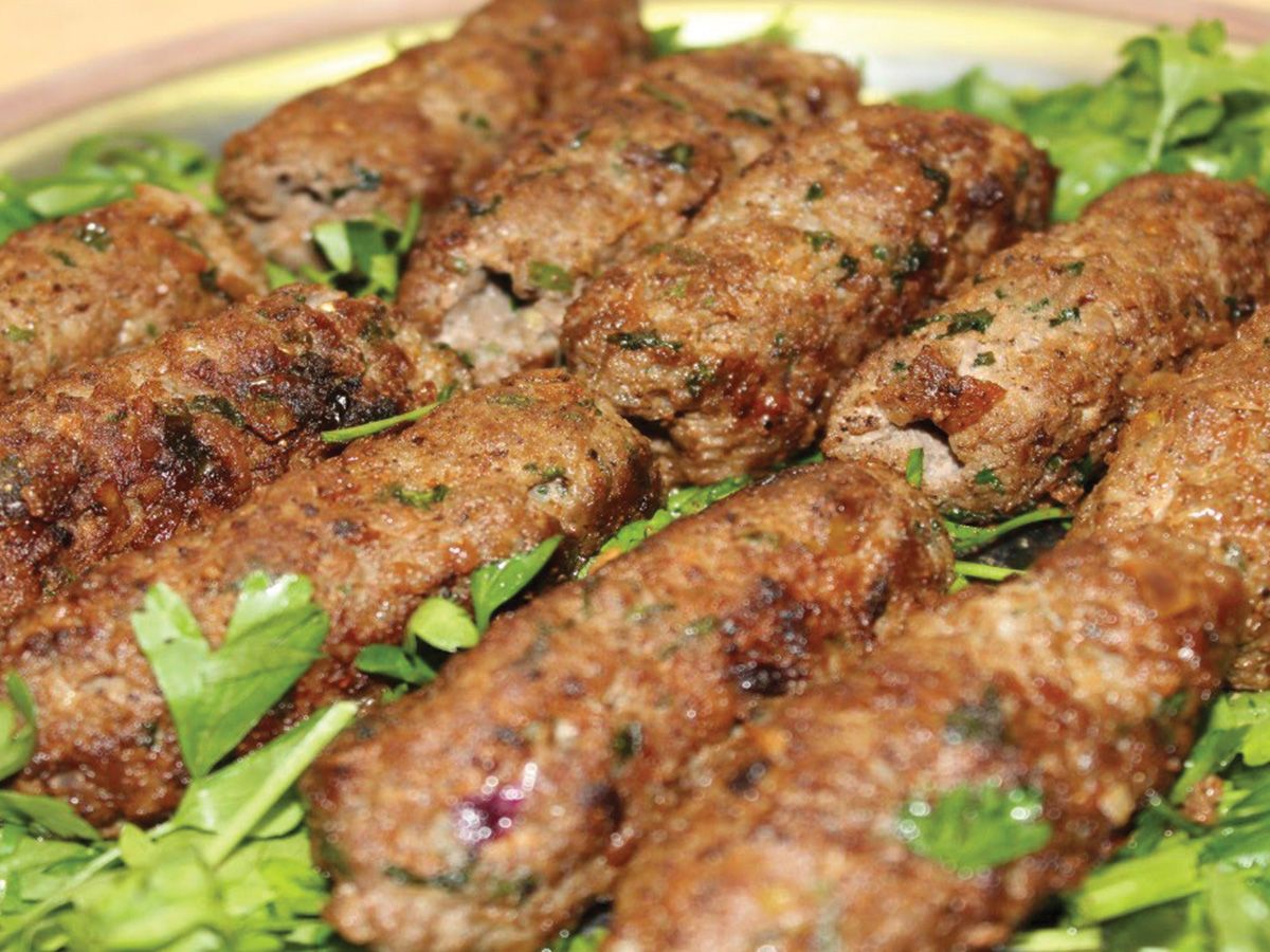 Grilled Kofta Meal On Charcoal 4 Pieces