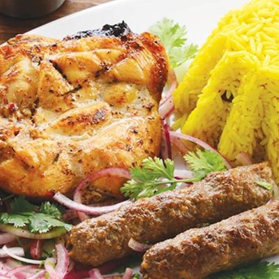 Kofta With Half Grilled Chicken Meal