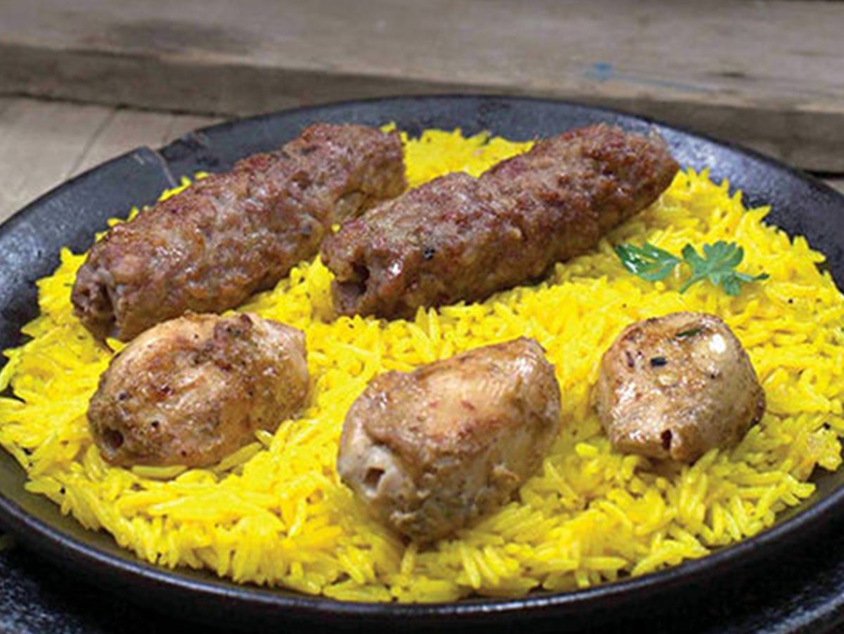 Kofta and Shish Meal