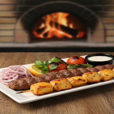 Kofta and Shish Meal