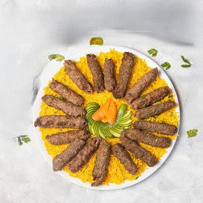 K Kofta Kandouz , rice , potatoes