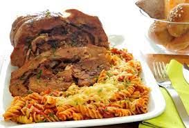 Meat With Pasta Meal