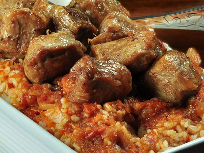 Roasted Mutton With Fatteh Meal