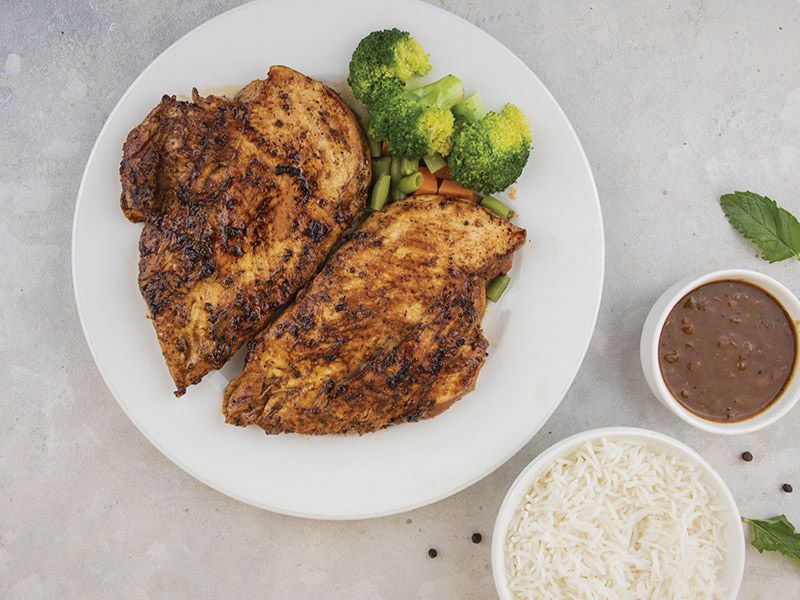Grilled Breasts Meal