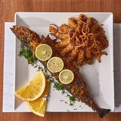Grilled Mackerel Meal