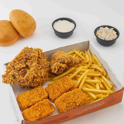 Mixed Broast And Boneless Meal