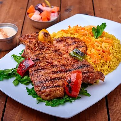 Half Chicken Meal + Basmati Rice