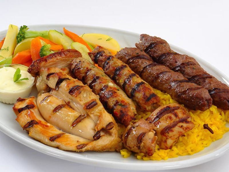 Half Chicken With Kofta Meal