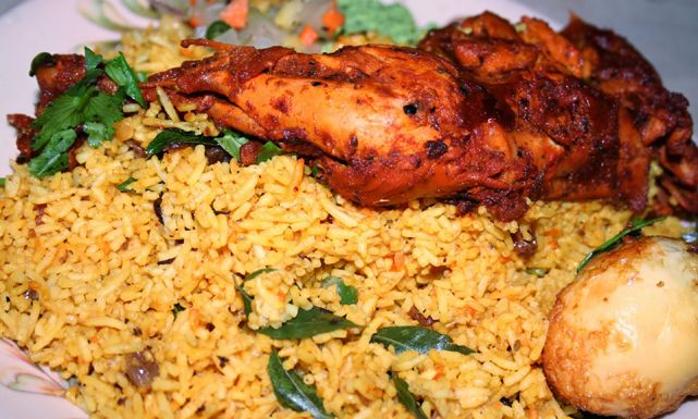 Half Grilled Chicken With Biryani Meal