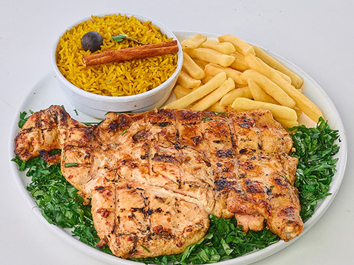 Half Grilled Chicken Plate
