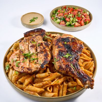 Half chicken meal
