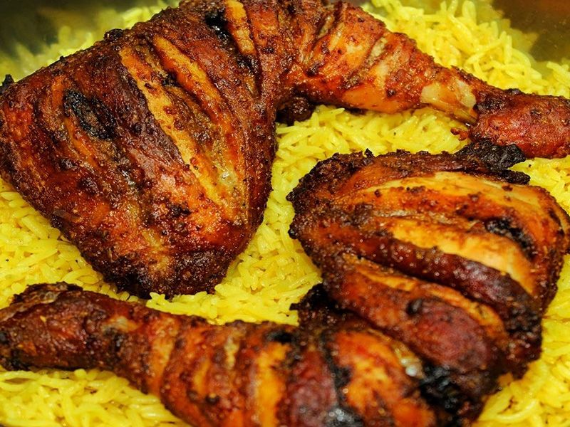 Chicken Thighs With 2 Kofta Pieces