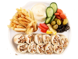 Double Shredded Arabic Shawerma meal