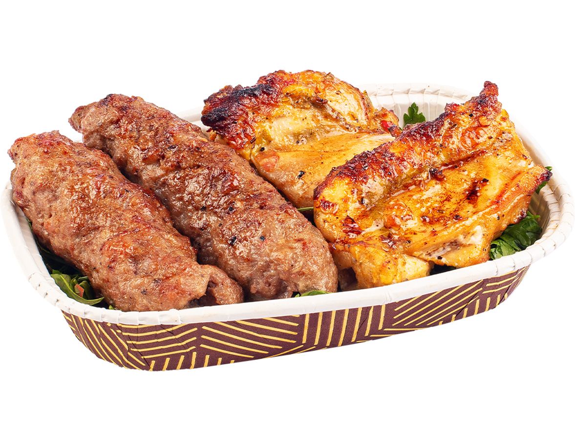 Shish and kofta meal