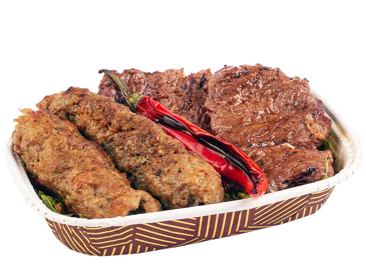 Meat and kofta meal