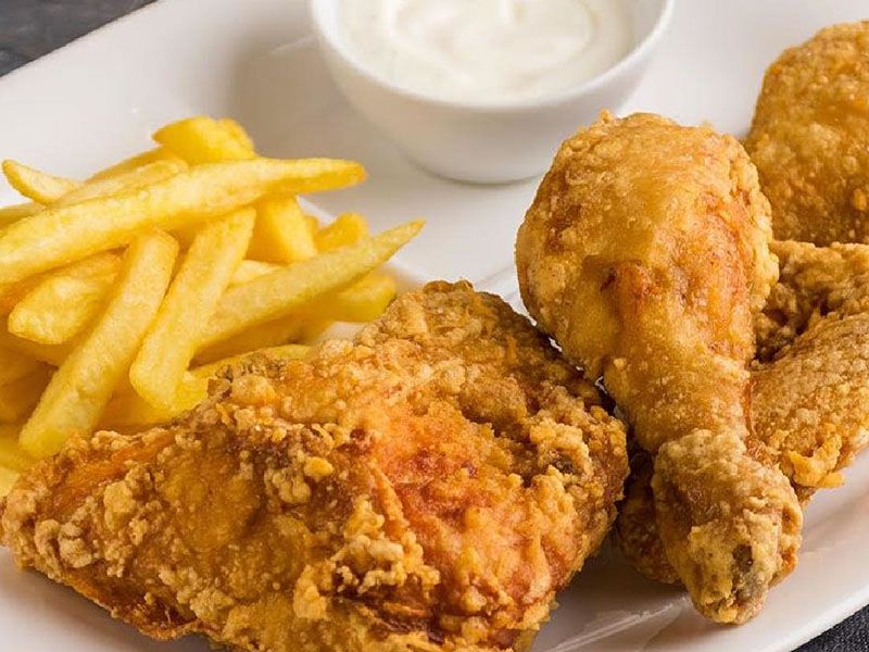 Broasted Chicken Meal - 2 Pieces