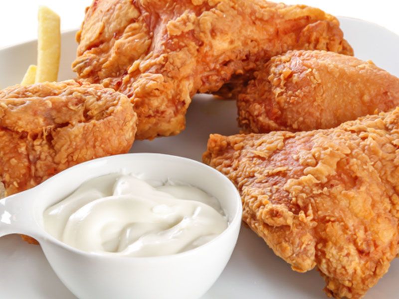 Broasted Chicken Meal - 4 Pieces
