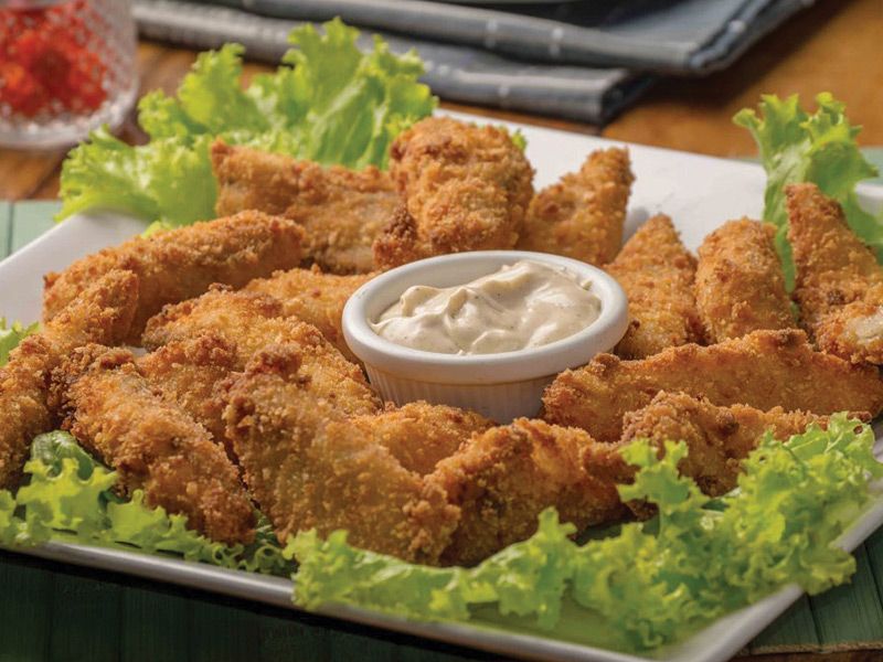 8 Pieces Broasted Chicken With Potato And Salad