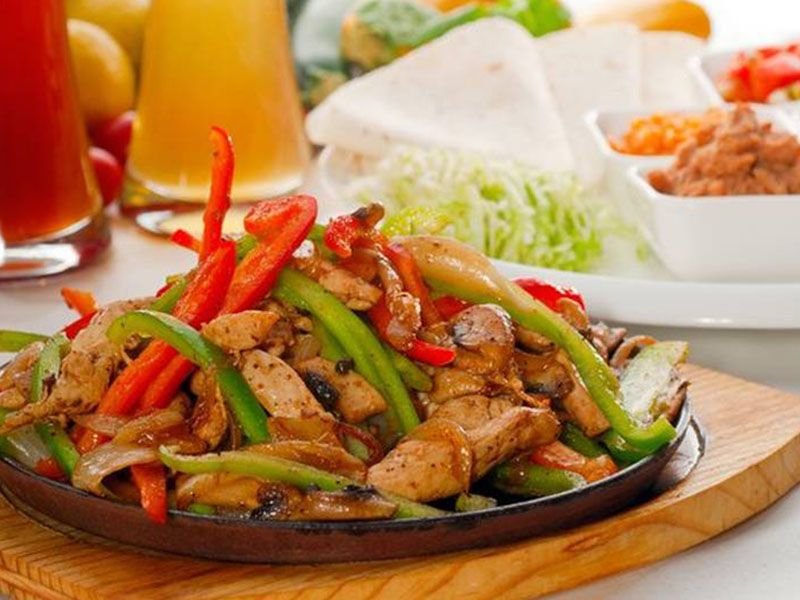 Fajita Beef Burger Meal