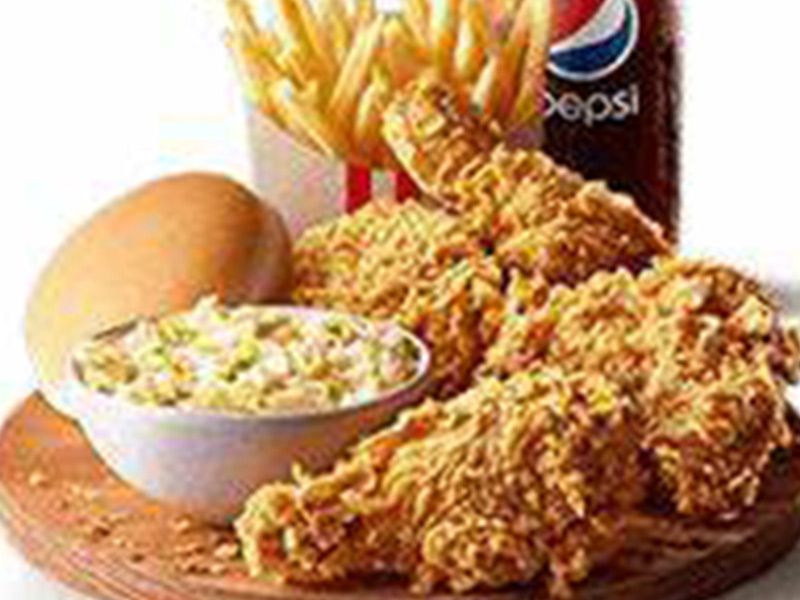 Broasted Chicken Meal - 4 Pieces