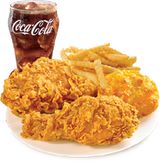 2 Pieces Broasted Chicken Thigh And Drumstick Meal