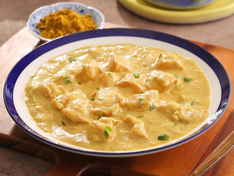 Chicken Curry Grill Meal