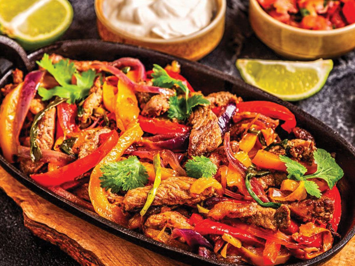 Fajita meal