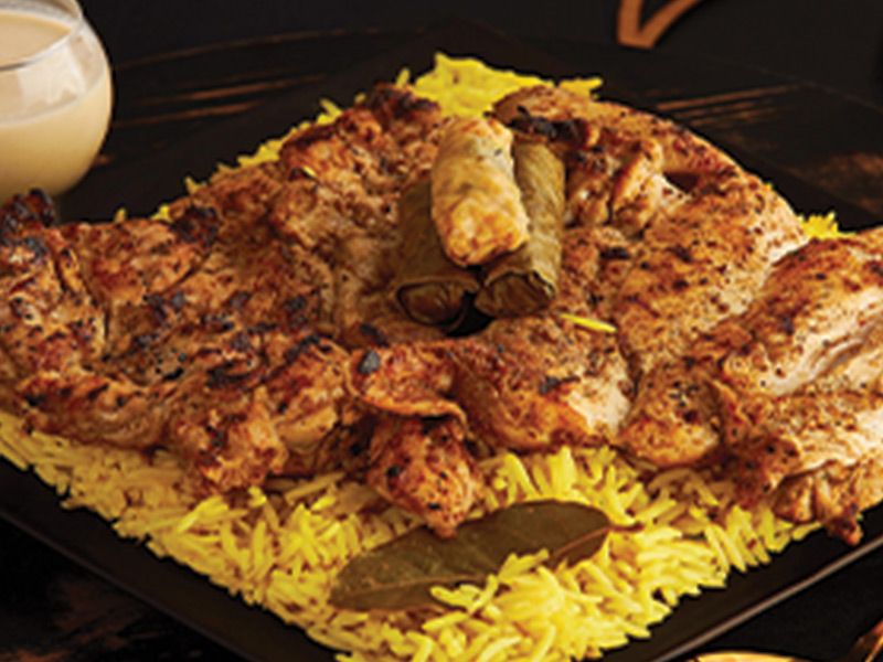 grilled chicken meal