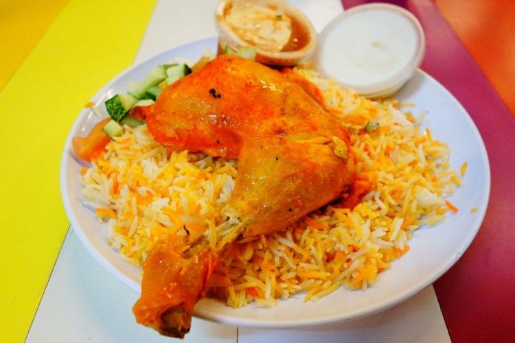 1/4 Teis Mandi With Rice And Sauce
