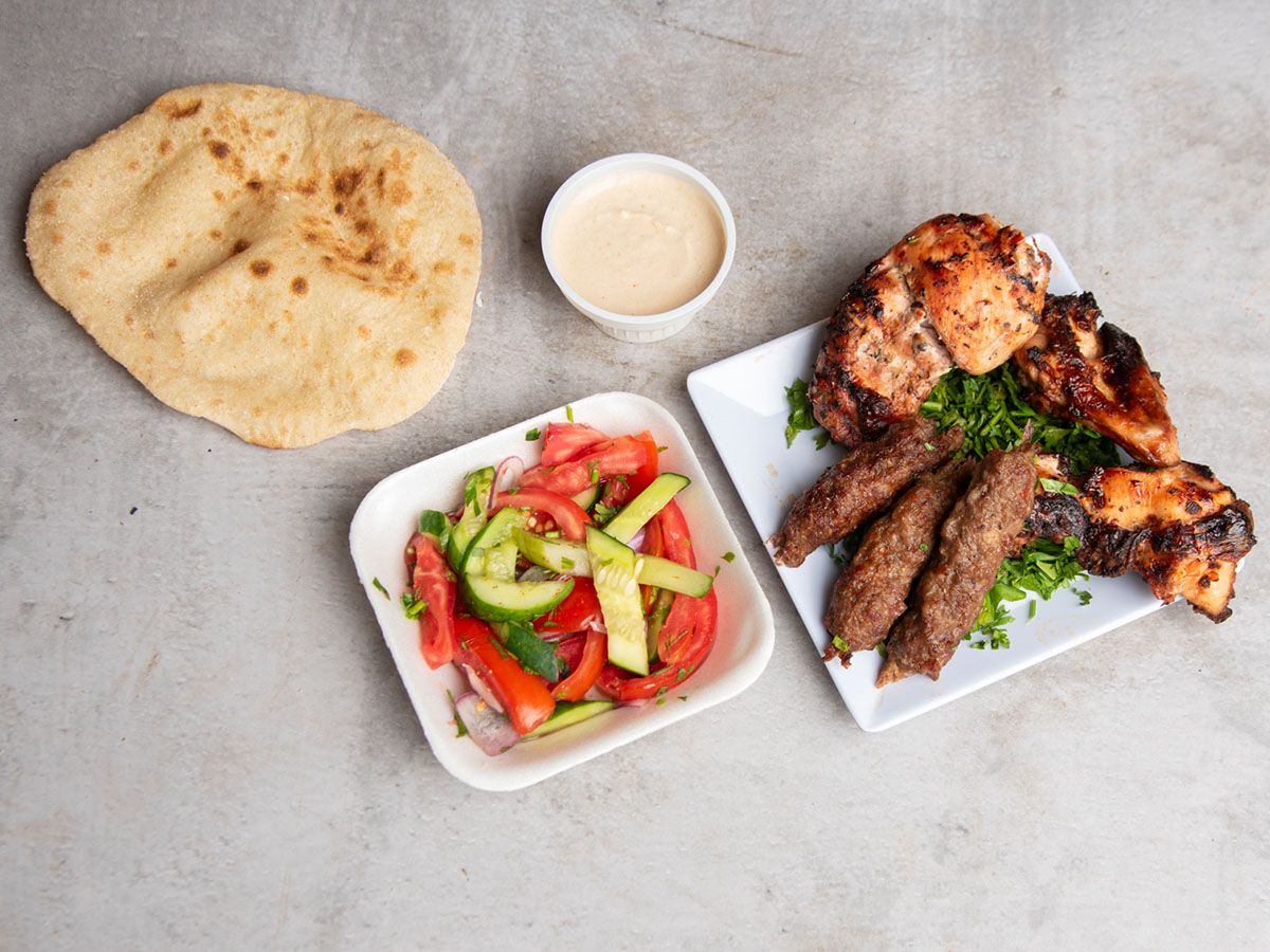 Quarter Chicken And 1/8 Kilo Kofta Meal