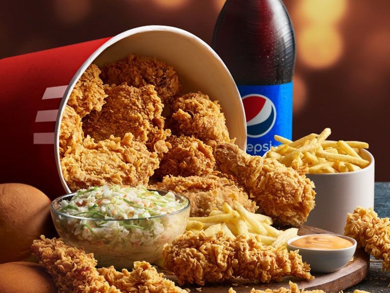 Large Chicken Zinger Meal