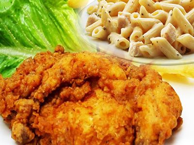 Chicken Zinger Meal With Pasta