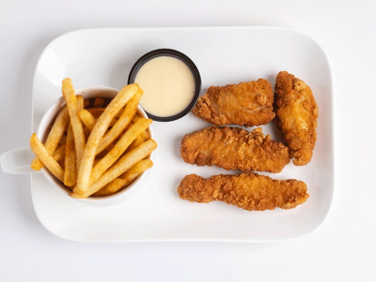 3 Piece Boneless Strips Meal