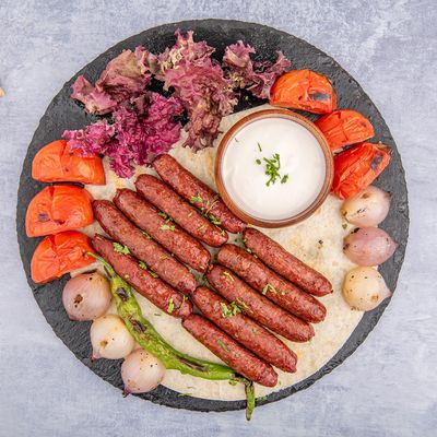 Baladi sausage meal