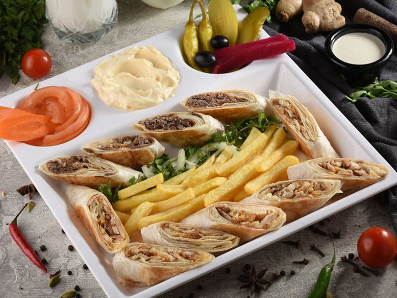 Arabian Chicken Shawerma Meal