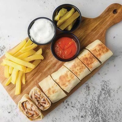 chicken Pane Shawarma Meal