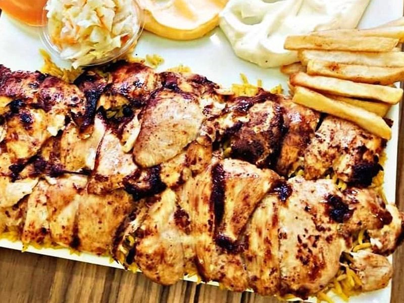 Sliced Chicken Shawerma Meal