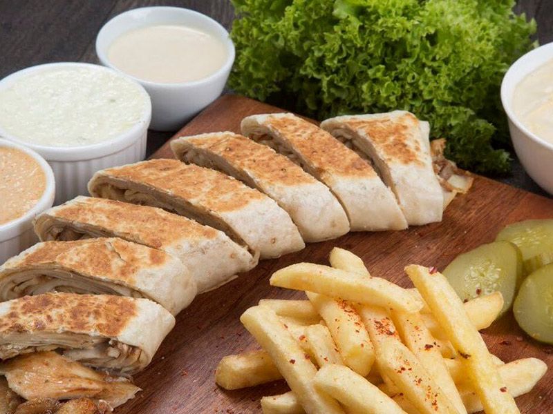 Arabian Syrian Shawerma Meal