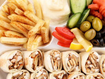 Arabian Chicken Shawerma Meal