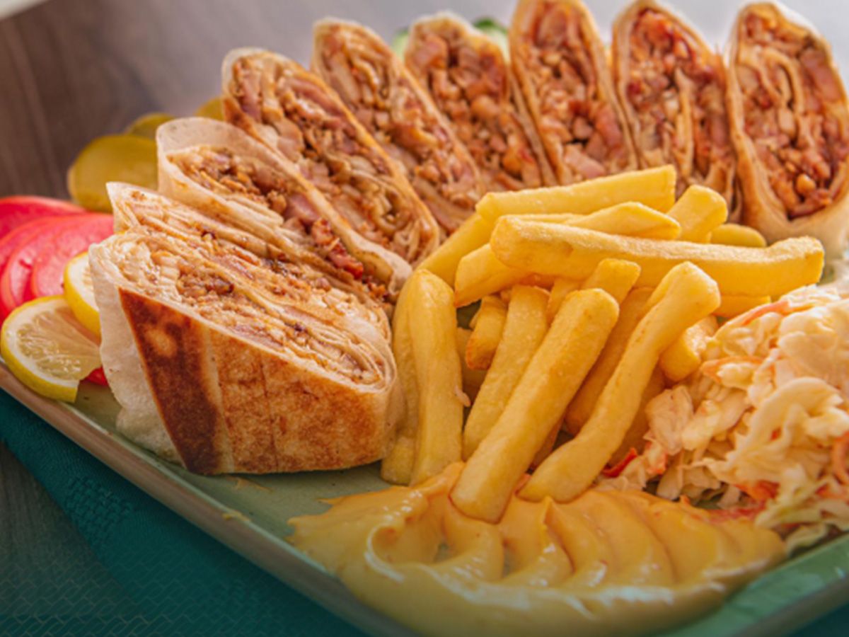 Double Meat Arabian Shawerma Meal