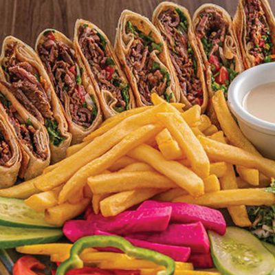 Extra Arabic Meat Shawerma Meal