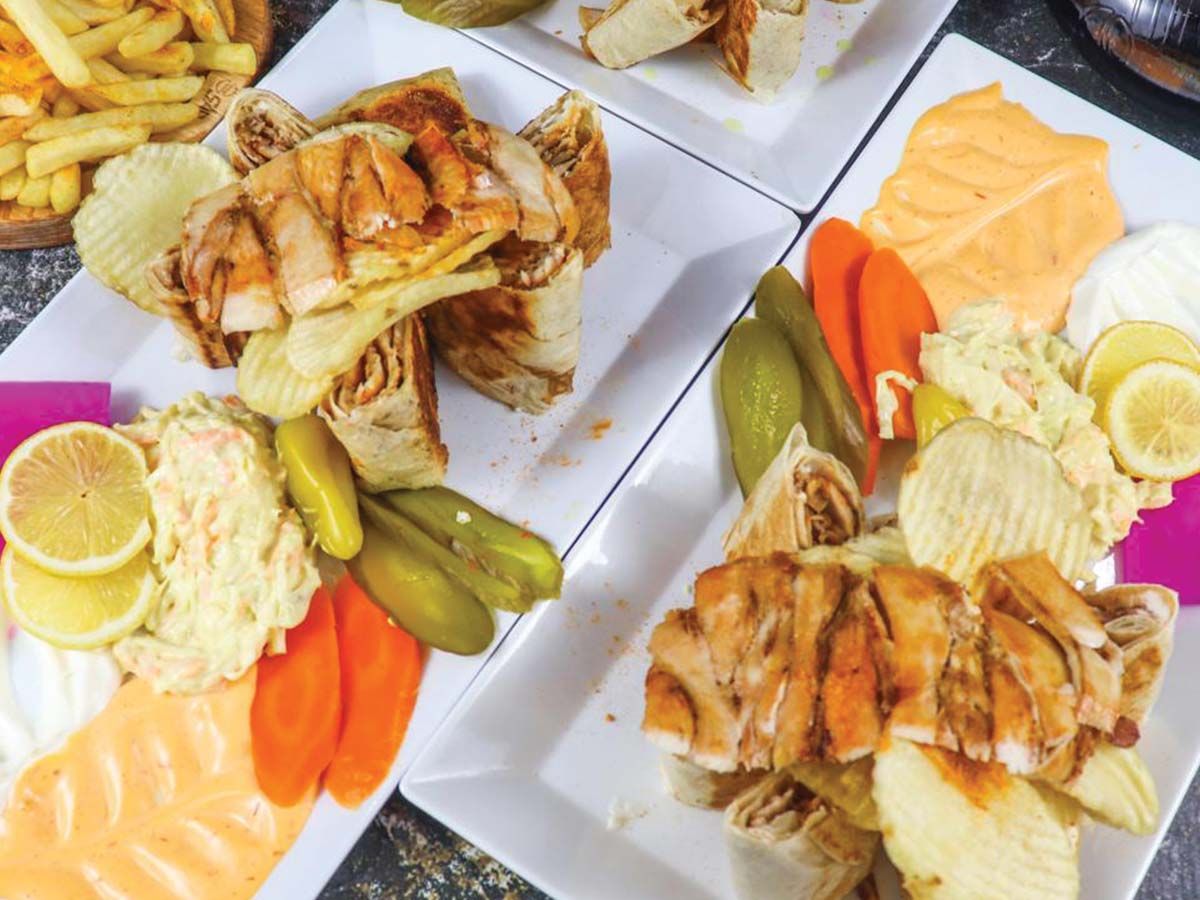 Arabic Chicken Shawarma Meal