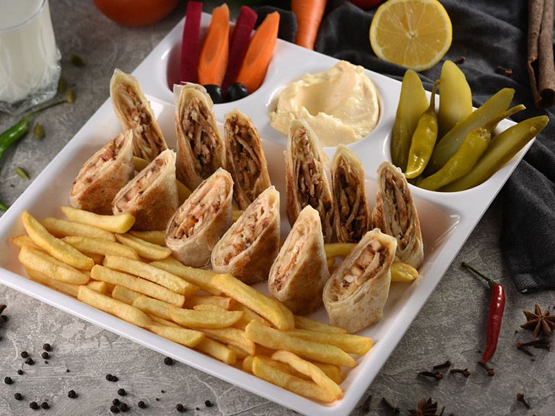French Chicken Shawerma Meal
