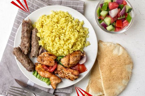 Shish Tawook Meal With Kofta