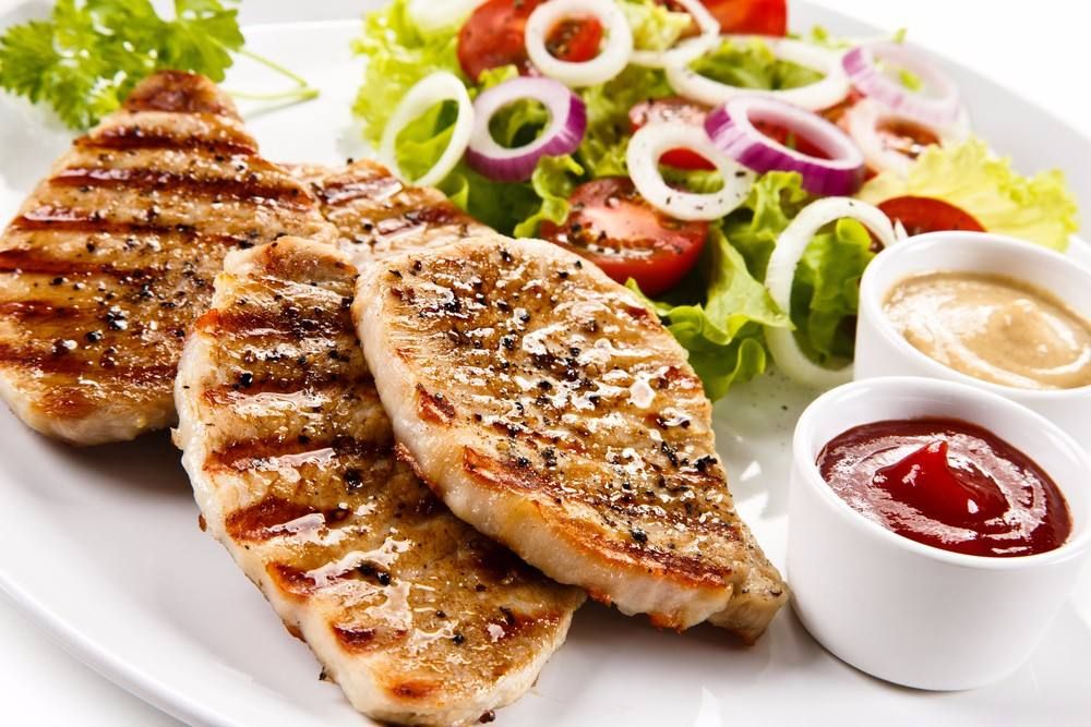 Grilled Chicken Breasts Meal