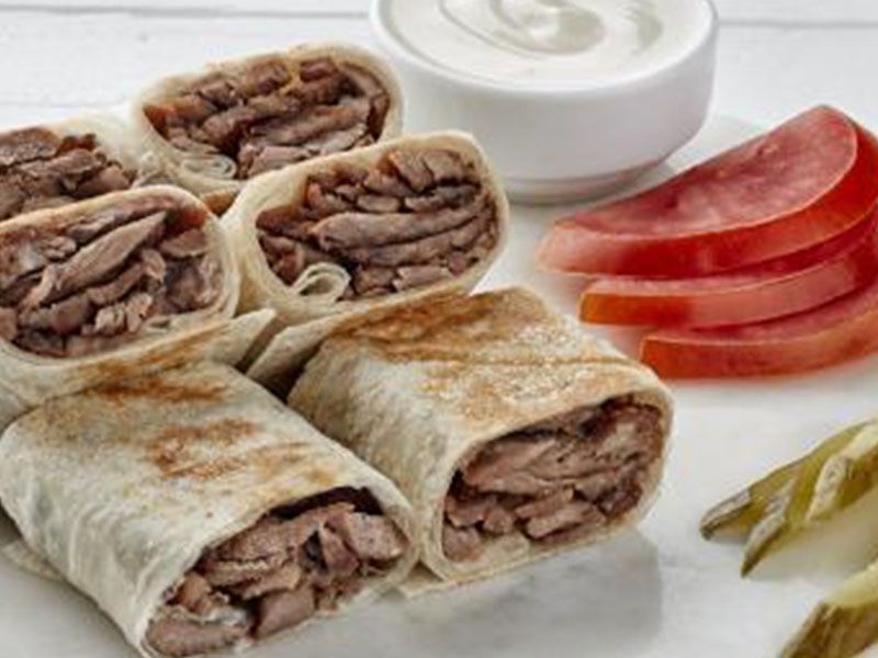 Arabic Meat Shawerma Meal