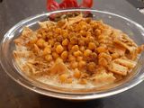 Fatteh meal with oil Faqsah