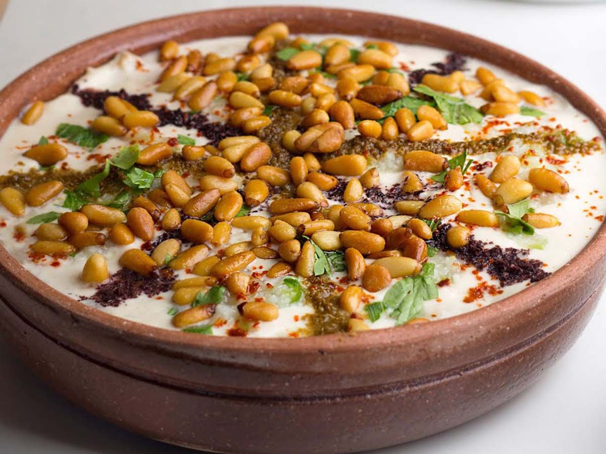 Fatteh meal ghee or olive oil